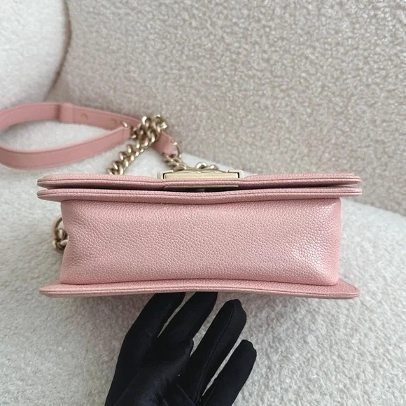 SOLD Chanel Small Leboy 20cm Pink Caviar GHW series 29 - Picture 12 of 13